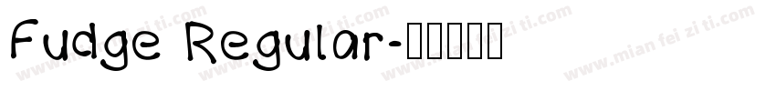 Fudge Regular字体转换